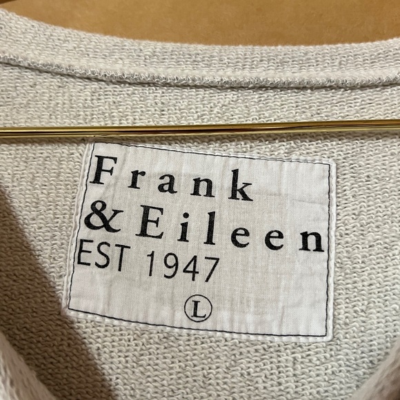 Frank & Eileen | Anna Long Sleeve Capelet Sweatshirt Pullover Grey Size L - Picture 2 of 11